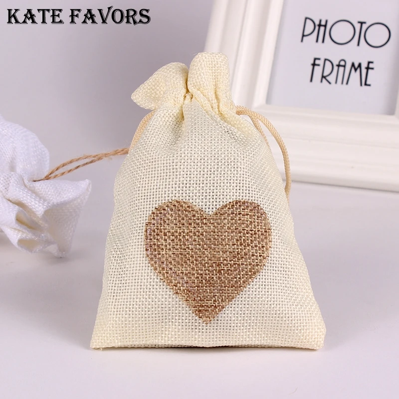 Свадебные подарочные пакеты для ювелирных изделий модный белый мешочек из