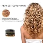 Маска для ухода за волосами из кокосового масла крем для удаления вьющихся волос Эффективно восстанавливает поврежденные сухие волосы питательный восстанавливает мягкие волосы TSLM1