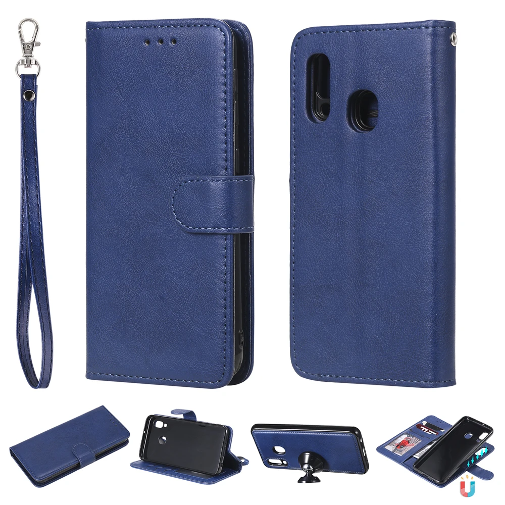 Модные магнитные поглощающие кожаные флип Чехлы для Samsung Note 10 Plus M20 M10 A70 A50 S10 чехол