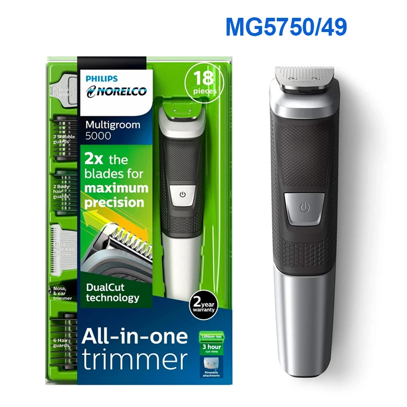 100% оригинальная многофункциональная Электробритва Philips MG5750/49 машинка для