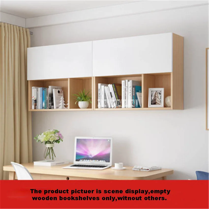 

Household Simple Bookshelf Wall Rack Wall Mount Storage Storage Wall Hanging Cabinet Cabinet Wall Cabinet Nordic Style Bookshelf