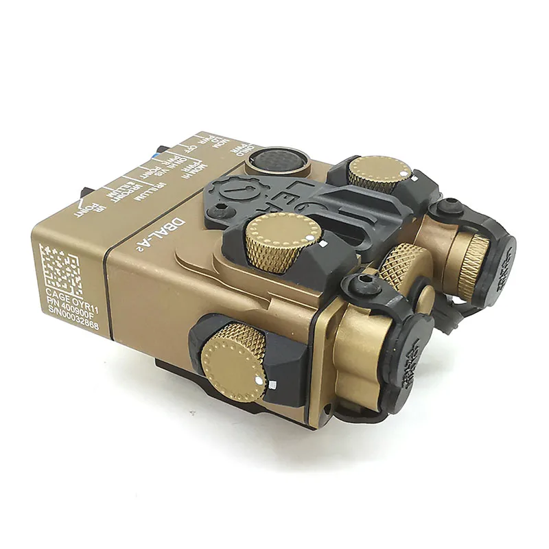 Tactical fleshlight DBAL-A2 IR weapon light+Red laser+laser Lenses with Remote Switch Hunting Rifle Airsoft Battery Box | Спорт и