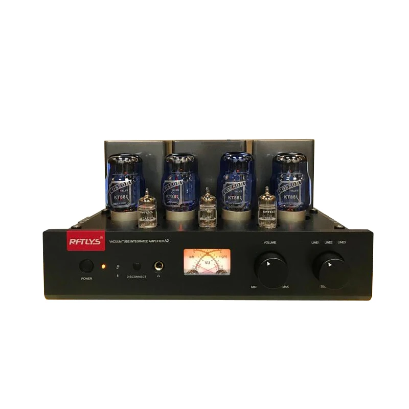 Douk аудио Hi-end Bluetooth стерео интегрированный KT88 Push-Pull вакуумный ламповый усилитель HiFi усилитель для наушников