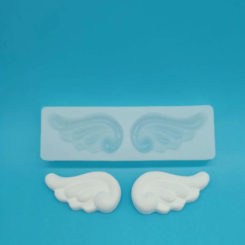 Mini Angel Wing Silicone Molds DIY Epoxy UV Resin Mold Clay Candle Soap makeing Chocolate Fondant Candy Mould |