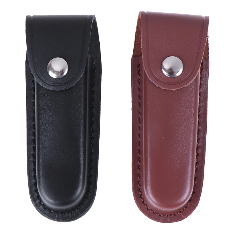 

Fold Knife Tool Flashlight Belt Loop Case Holder Leather Sheath Holster Pouch Bag Pocket Hunt Camp Outdoor Carry Multi Gear