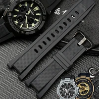 rubber watchband for casio g shock series gst 210w300400gb100 waterproof silicone watch band men straps accessories 2614