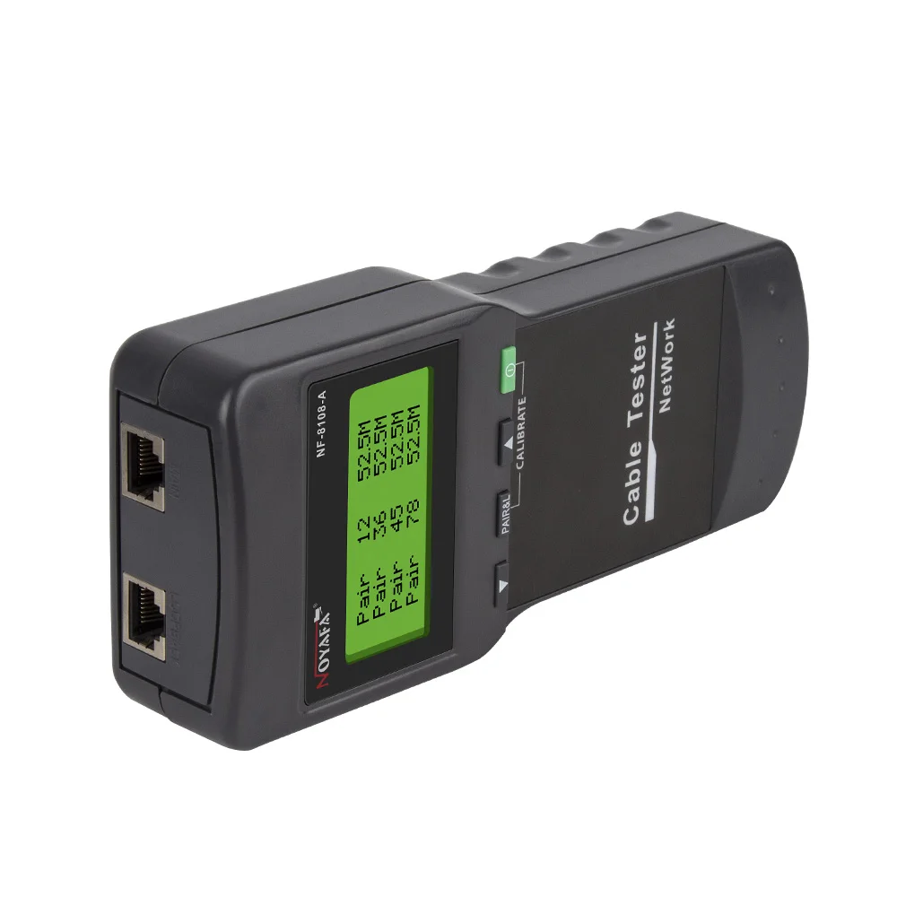 NOYAFA NF 8108A сети LAN Кабельный тестер Измеритель Cat5 телефон RJ45 RJ11 BNC Cat5E/ 6E UTP STP|network lan