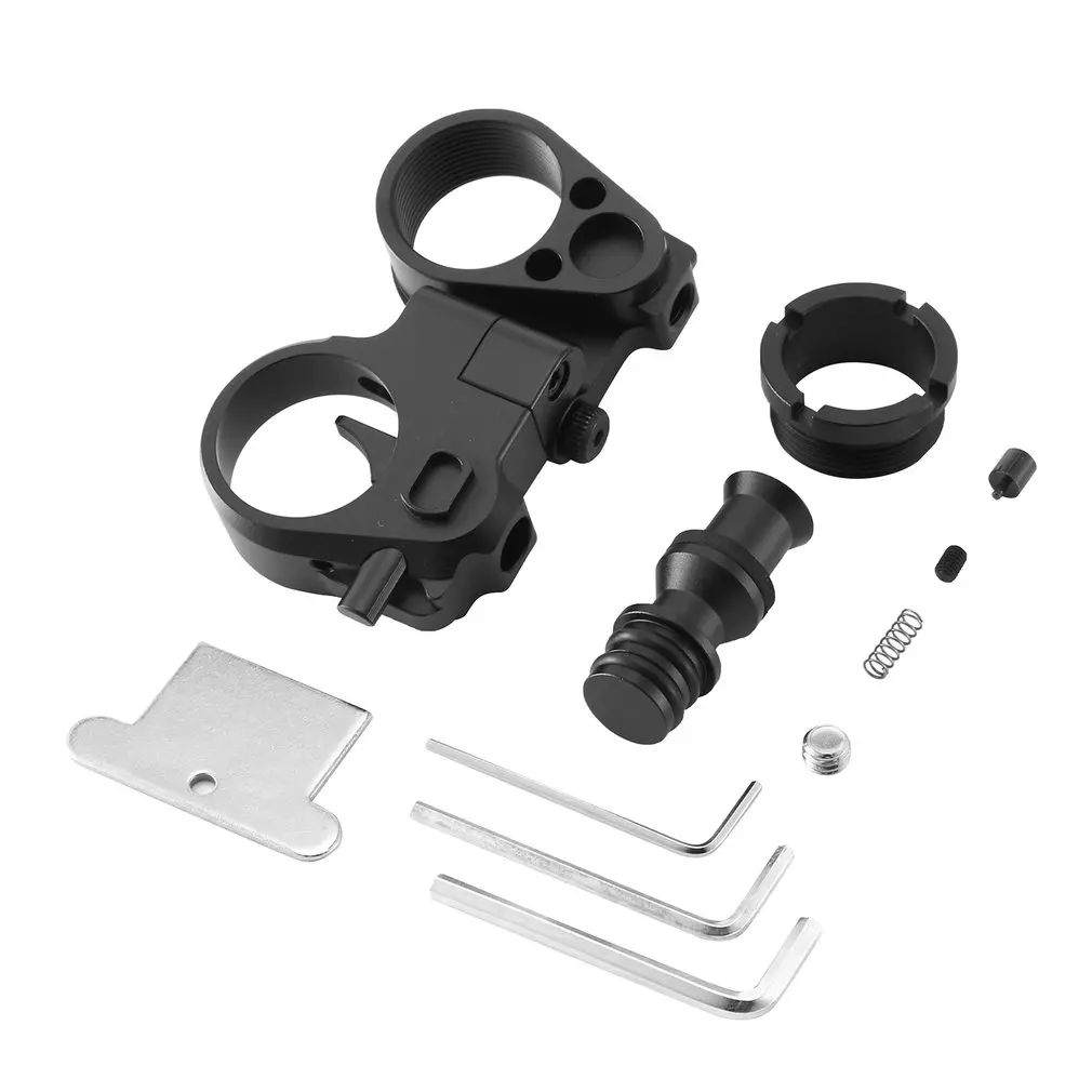 

Tactical Gen 3-M AR Folding Stock Adapter Parts M4/M16 AR15 AR10 Rifle Receiver Extension Hunting Accessories Metal Black GPRE1