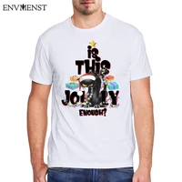 is this jolly enough angry black cat cotton vintage mens t shirt funny graphic oversized t shirt female christmas streetwear