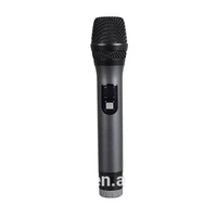 mic desktop handheld microphone with led light for camera record communication stage performance ktv speech wireless receiver