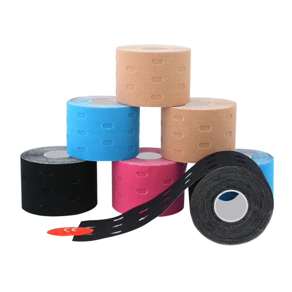 Воздухопроницаемая эластичная кинезиологическая лента ROEGADYN рулон хлопковой