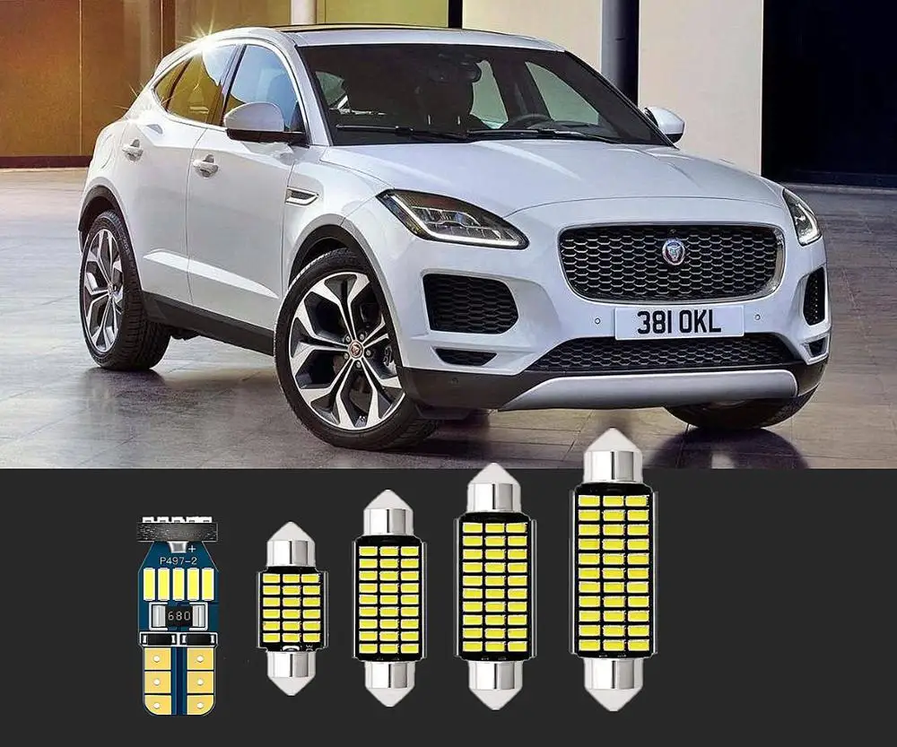 6 комплектов сверхъярких светодиодных белых ламп для салона автомобиля T10 и 31 мм