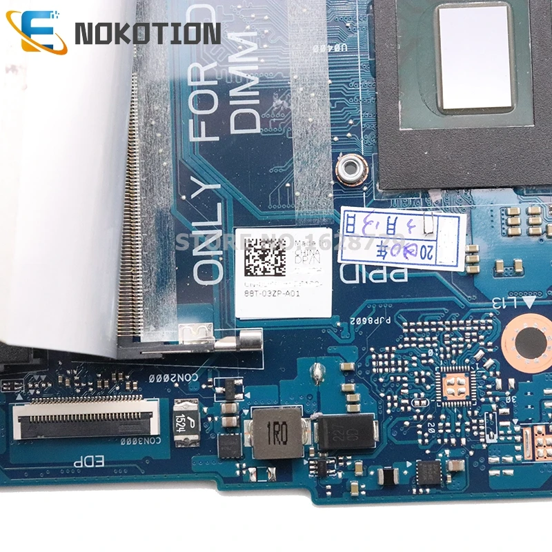 NOKOTION 8X87Y 08X87Y CN-08X87Y материнская плата для Dell Vostro 5370 ноутбука i5-8250U CPU DDR4 | Компьютеры