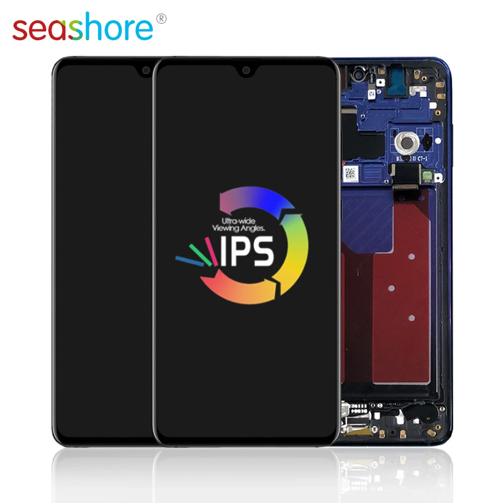 

Original 6.53'' Display with Frame for Huawei Mate 20 LCD Touch Screen Digitizer Assembly HMA-l29 HMA-l09 Repair Parts Seashore