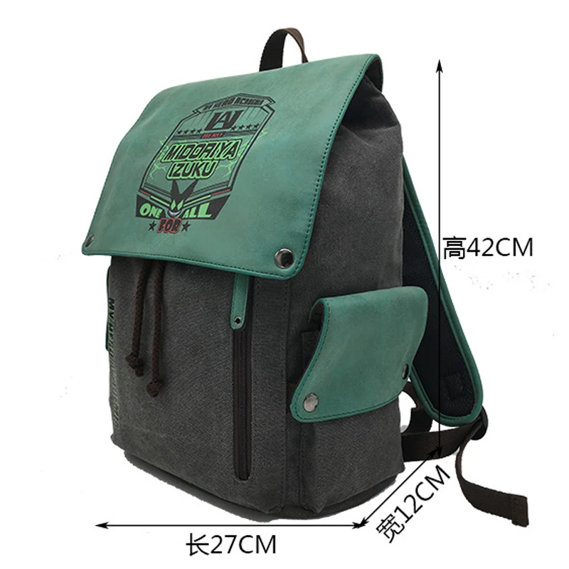 Рюкзак с принтом атака на Титанов ранец феей и хвостом моя геройская академия