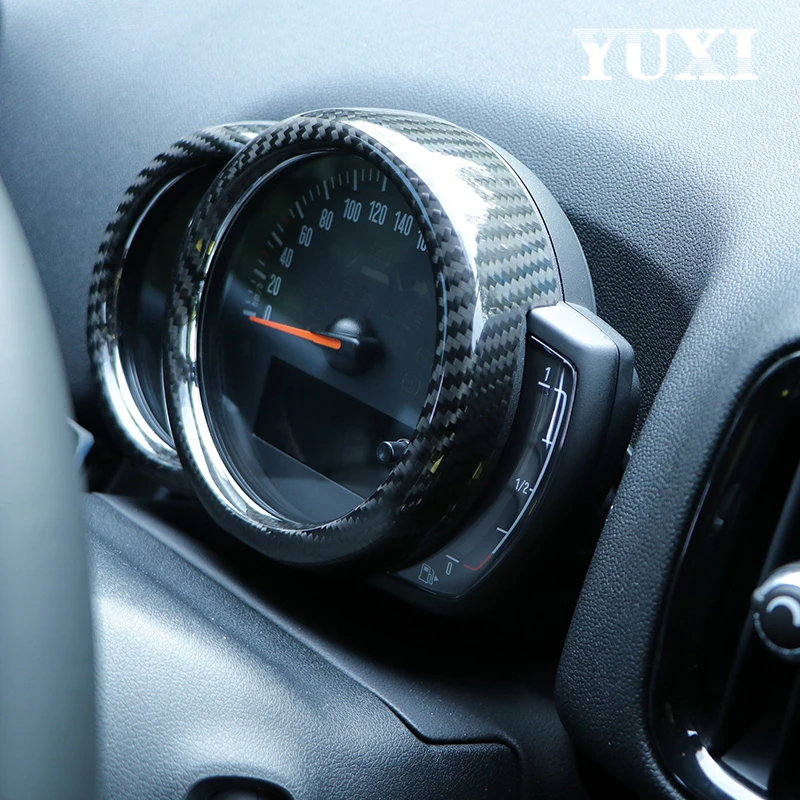 Скорость приборной панели Тахометр углеродного волокна декоративное покрытие
