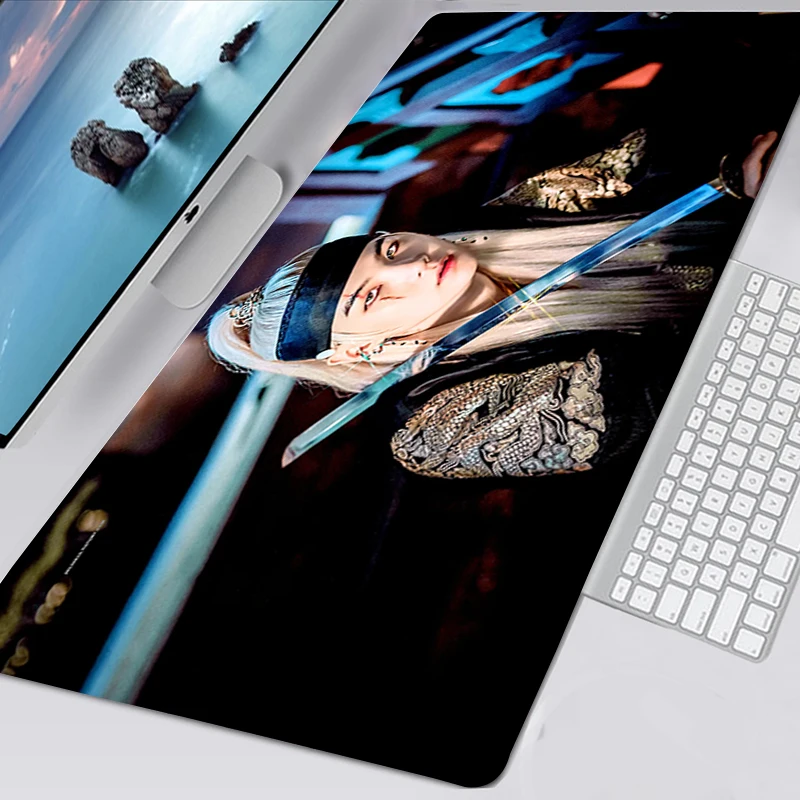 Коврик для мыши Agust D Suga King 40x90 игровые аксессуары нескользящий коврик аниме 90x30