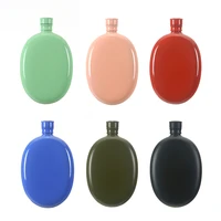 3oz high quality whisky pot bottle hip flask flagon candy color 304 stainless steel portable drinkware womens wine pot outdoors