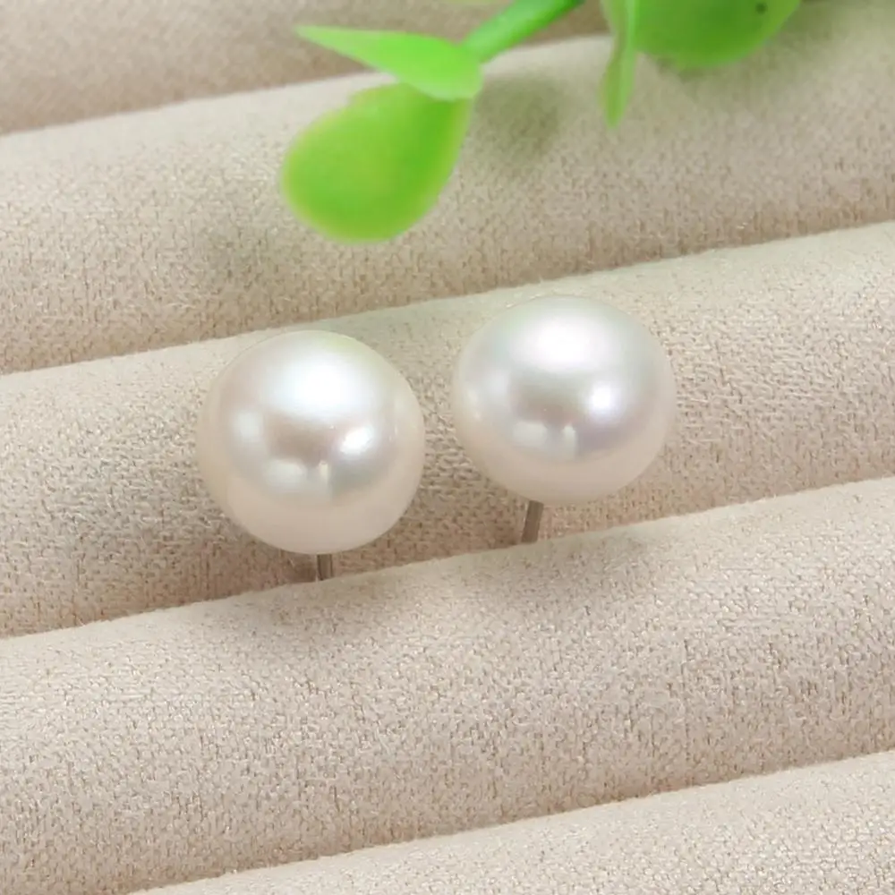 Женские серьги с пресноводным жемчугом ювелирные изделия из серебра 925 пробы