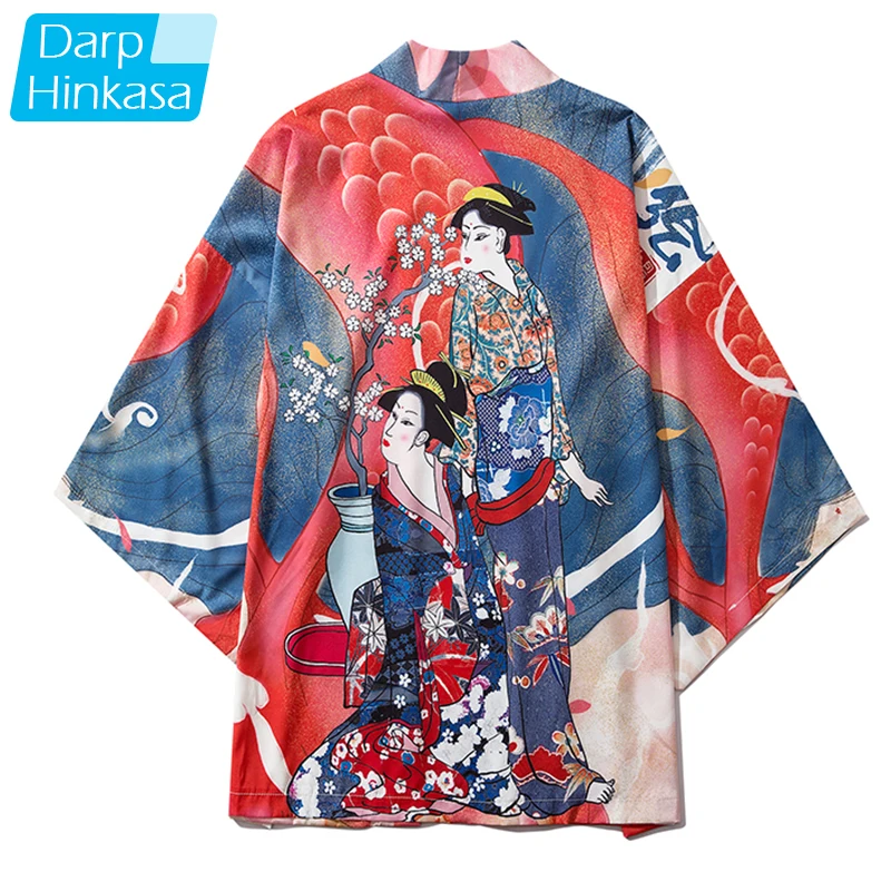 Кимоно Kimonos для мужчин японские кимоно традиционные мужские кардиган Harajuku