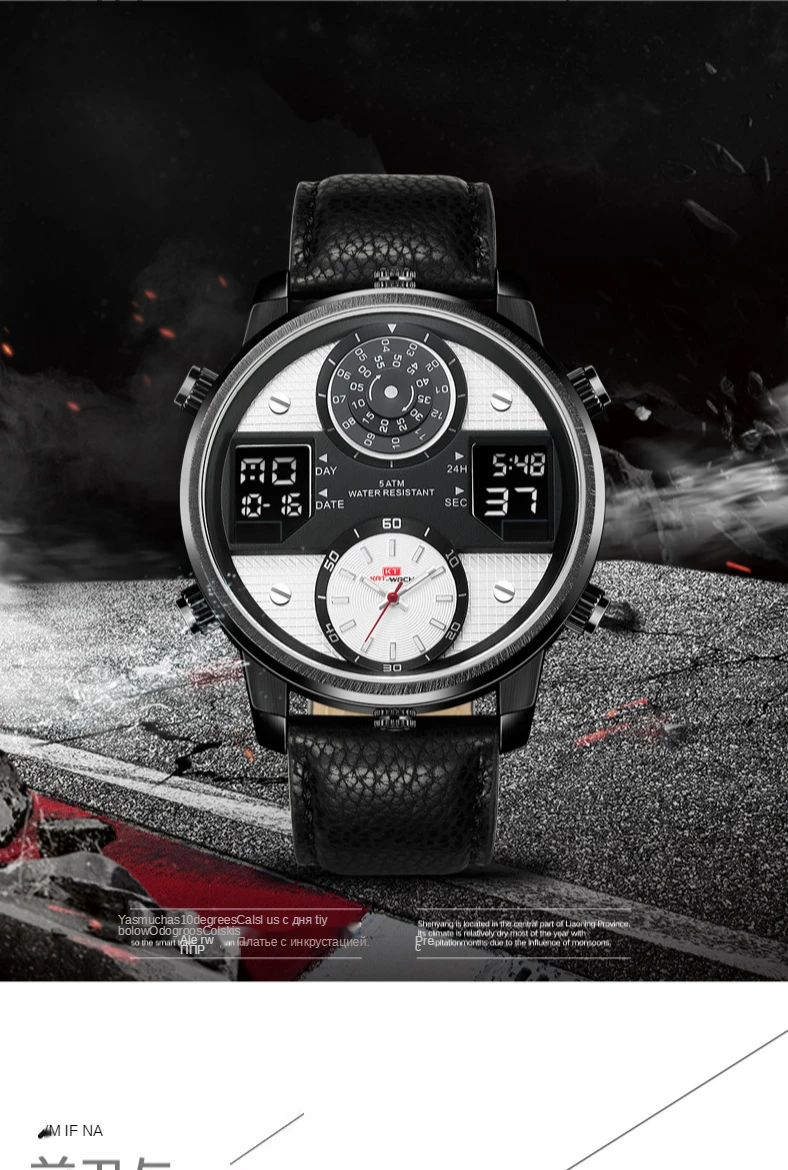 2021 new men's watch high end fashion atmospheric quartz luminous waterproof luxury watch|Кварцевые мужские часы| |