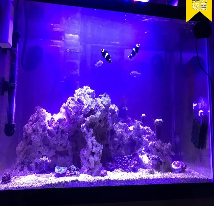 Семь неоновых AC85-265V 30см 24 светодиодных лампы 365НМ для дезинфекции от водорослей и рыб в аквариуме.