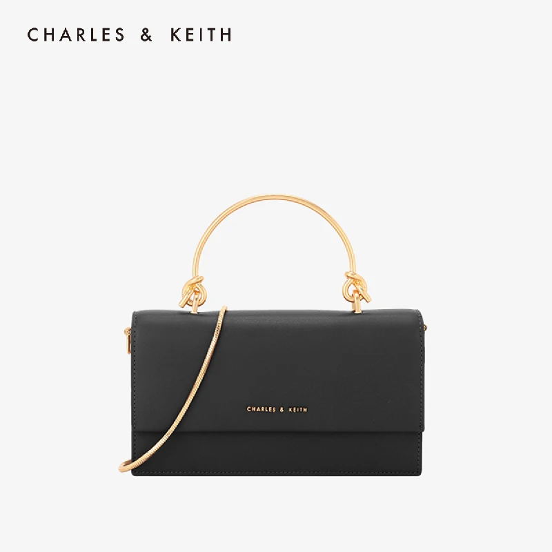CHARLES＆KEITH Новинка на Весну 2020г. CK6 10840136 Металлическая Ручка Кошелёк с Откидной