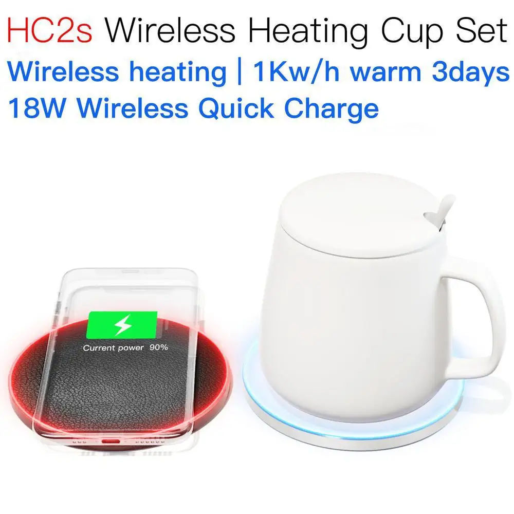 

JAKCOM HC2S Wireless Heating Cup Set For men women s21 60w charger dock station and watch charging support de telephone