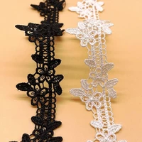 3 yards polyester light bar code 3cm clavicle chain handmade embroidery diy water soluble lace
