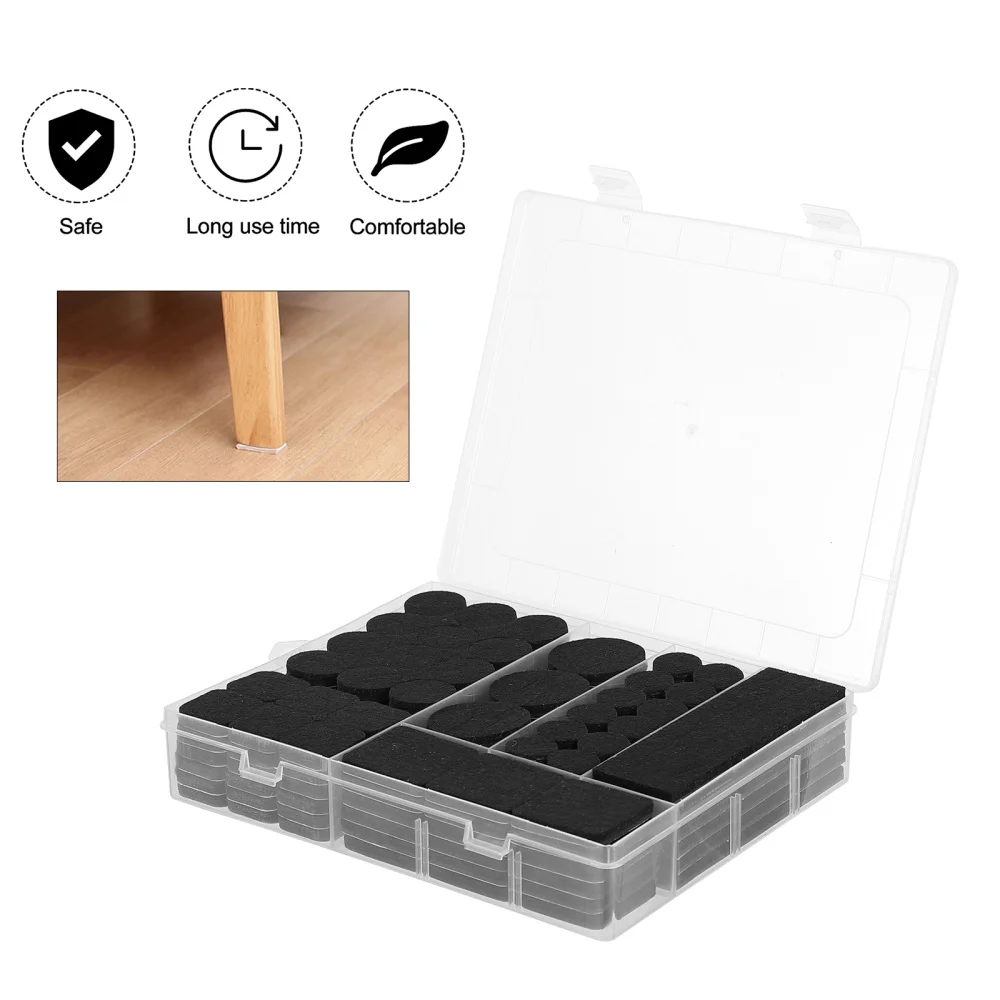 

258pcs Chair Protection Pads Table Leg Protectors Chair Foot Felt Cushions