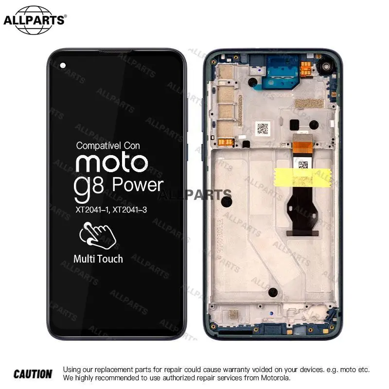 

6,4 "тачскрин Дисплей для Motorola Moto G8 Power, XT2041-1 XT2041-3 LCD экран в сборе с тачскрином Оригинал