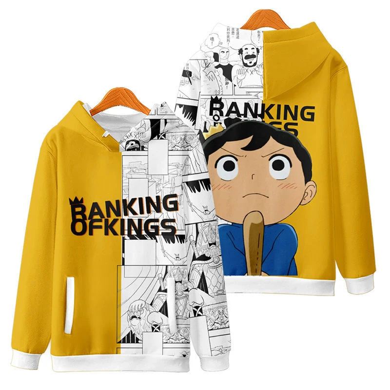 Толстовка Bojji Kage в стиле аниме свободная толстовка с капюшоном Повседневный