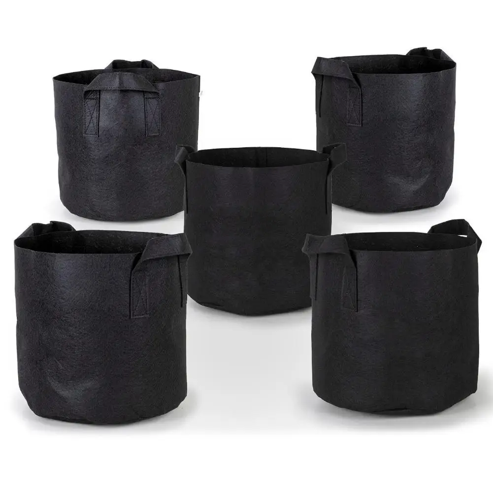 Новинка 5 шт. войлок большая емкость для дома садовые растения цветы корневой