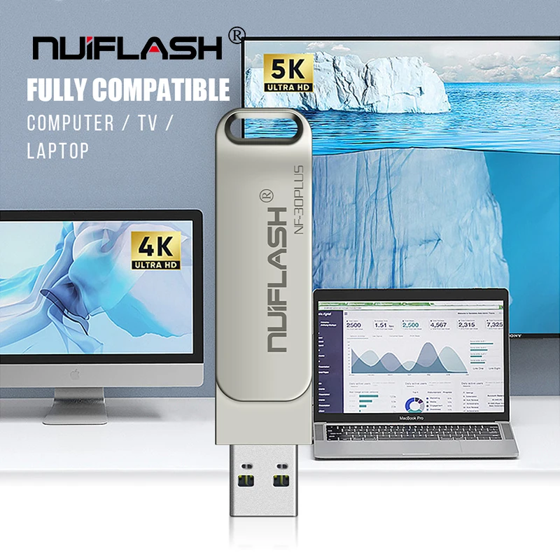Новое поступление USB 3,0 флеш-накопитель вращающийся металлический флеш-накопитель 128 Гб 64 Гб usb ключ 32 ГБ 16 ГБ высокоскоростной флеш-накопитель USB карты памяти