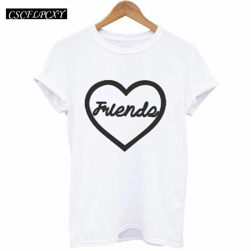 2016 летние футболки с надписью BEST FRIENDS FOREVER женская футболка круглым вырезом и