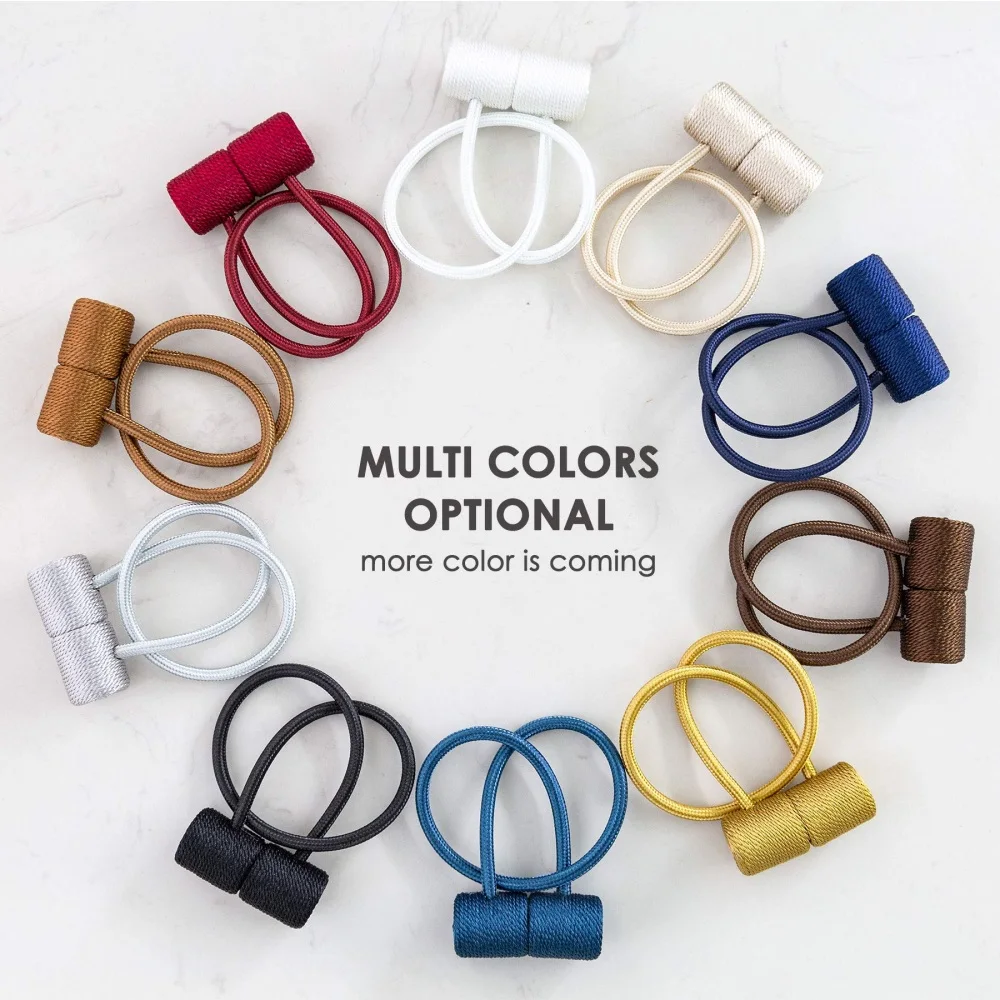 Магнитные застежки для штор драпировки модернизированные 2 шт. 16 дюймов