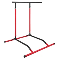 portable pull up dip station power tower gym bar stretch workout multi function no bag