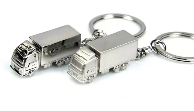 Металлические брелки для ключей грузовик креативная активность маленькие