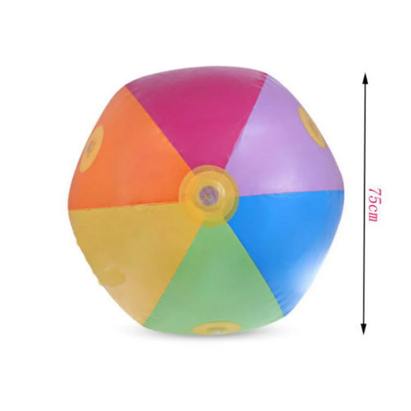 

1PC 75CM Diameter Funny Inflatable Spray Water Ball Children's Summer Outdoor Beach Pool The Lawn Water Balls Playing Smash Toy