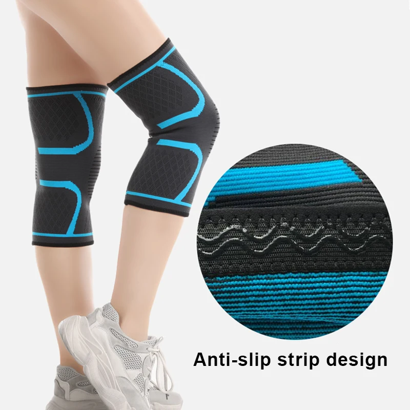 

Sports Breathable Knee Pad Guard Protector Support Brace for Running Fitness M2