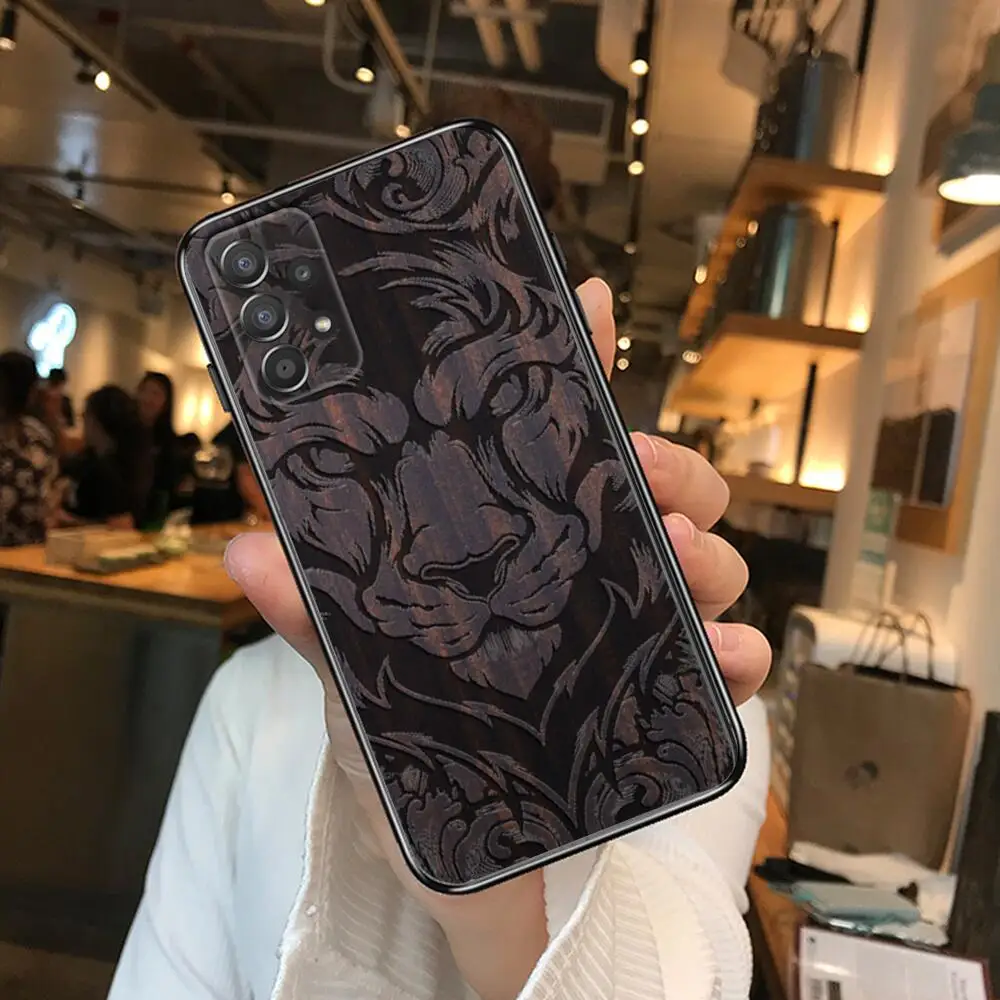 Деревянная текстура мужской чехол для телефона Корпус Samsung Galaxy A70 A50 A51 A71 A52 A40 A30 A31