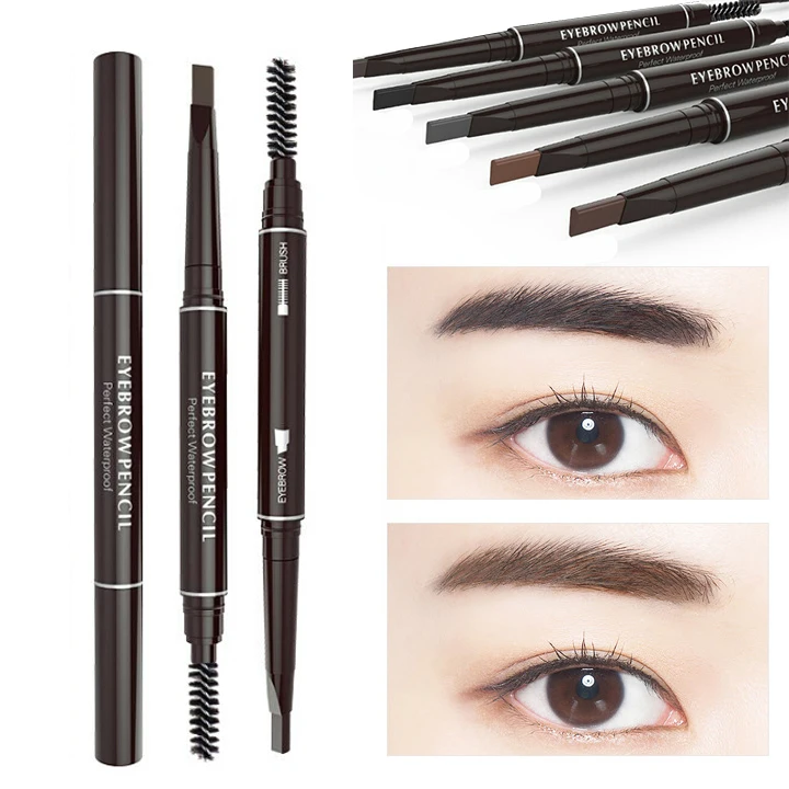

1 Pcs New Automatic Classic Eyebrow Pen 5 Colors Long Lasting Waterproof Easy To Color Professional Eyebrow Cosmetic TSLM1