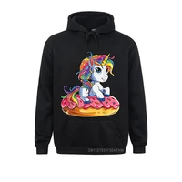 unicorn donut girls kids rainbow doughnicorn squad hooded tops long sleeve hoodies young men sweatshirts clothes 2021