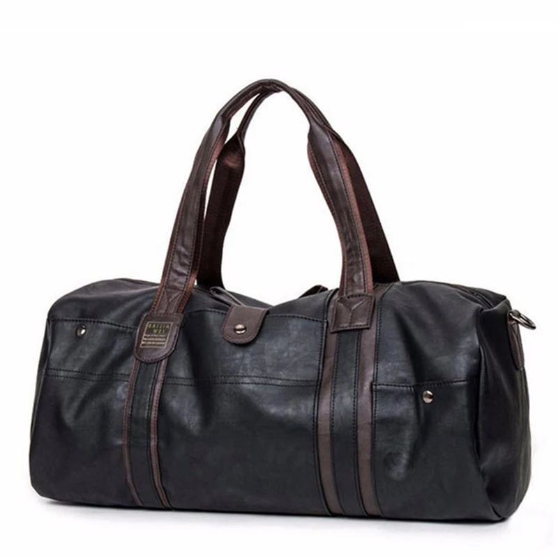 Новинка большие вместительные мужские дорожные сумки простая сумка Черная