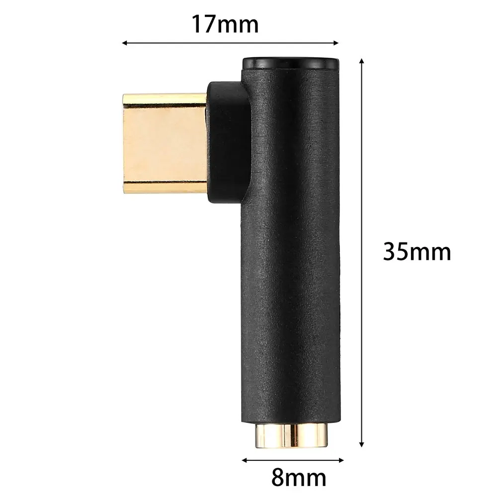 L Type USB C to 3.5mm AUX Audio Cable Headphone Adapter Type-C 3.5 Jack Earphone for Huawei Mate 10P20 Xiao mi 6 | Электроника