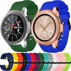 Спортивный силиконовый ремешок для часов Samsung Galaxy Watch 3, 41 мм, Active 2, 40 мм, 40 мм, 42 мм, сменный ремешок