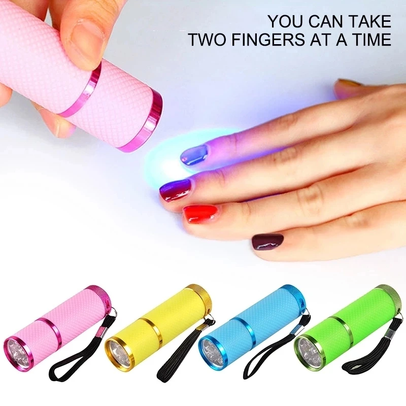 

Portable Mini Nail Lamp LED Nail Gel Dryer Flashlight Machine Beauty Nail Art Tools Dryer Nail Lamp Mini Gel Curing Lamp