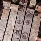 Европейский Винтаж растение васи лента наклейка мусор журнал материал ангел Маскировочная лента декоративная лента DIY дневник альбом Скрапбукинг