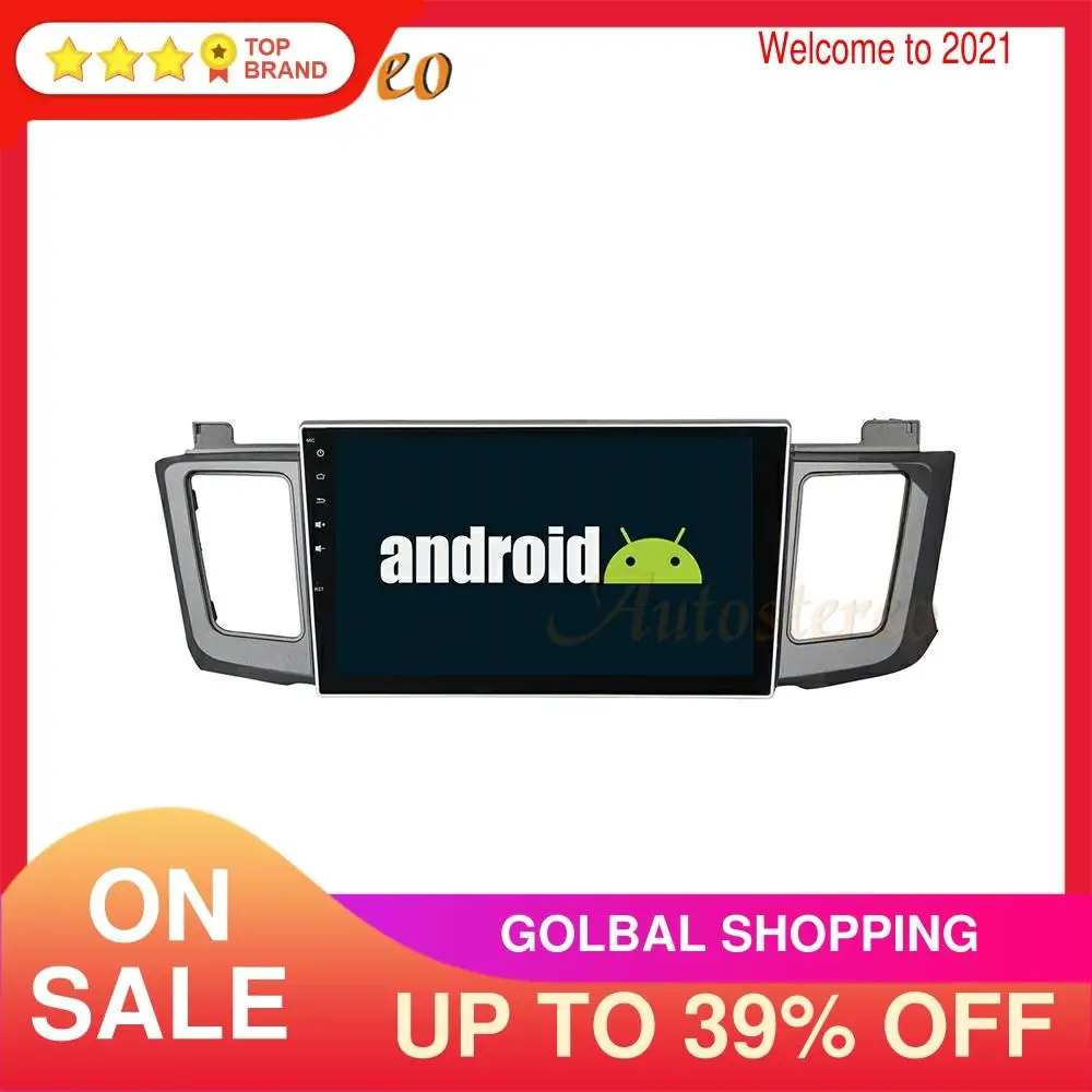 Автомобильный GPS-навигатор DSP Android 9 0 4 Гб для Toyota RAV4 2012-2015 автомобильный