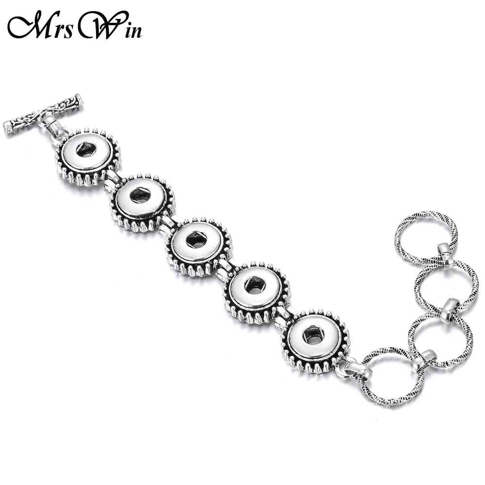 Высокое качество оснастки ювелирные изделия 12 мм Оснастки Кнопка браслет для